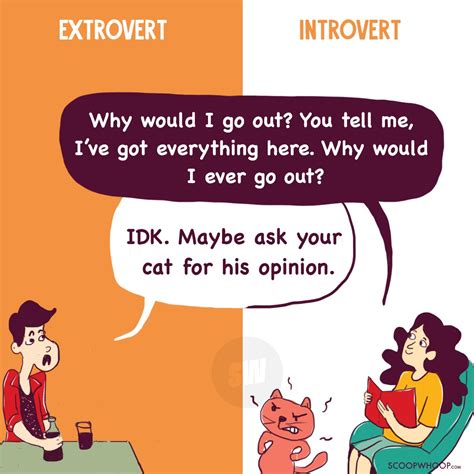 are extroverts attracted to introverts  Extroverts are energized more when talking about what they are thinking and feeling, and introverts are energized more when thinking about what they are thinking and feeling